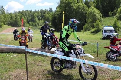 В Скопинском районе соревновались мотоциклисты из России и Беларуси